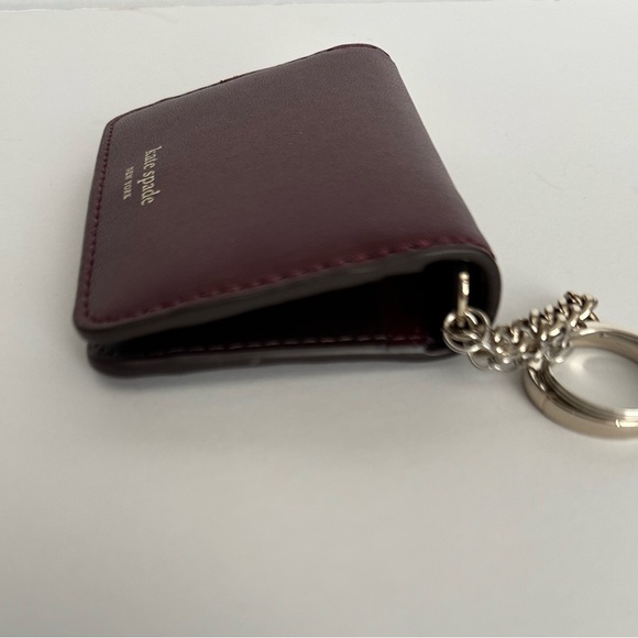 Kate spade wallet key holder plum/prune/wine color - Picture 4 of 8